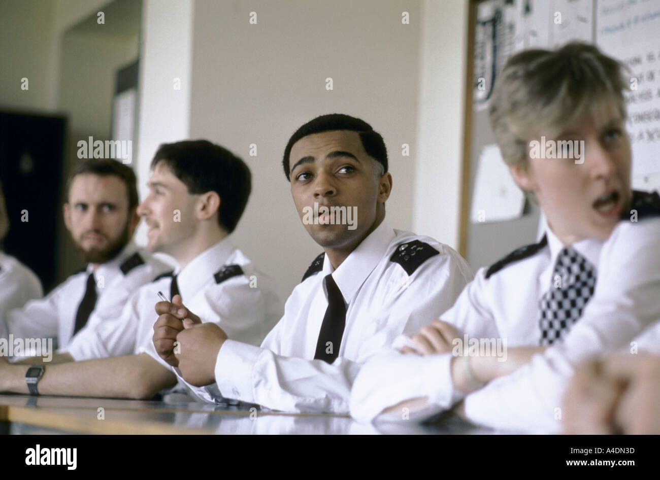 Session de formation de la police, Hendon Police College, Royaume-Uni Banque D'Images