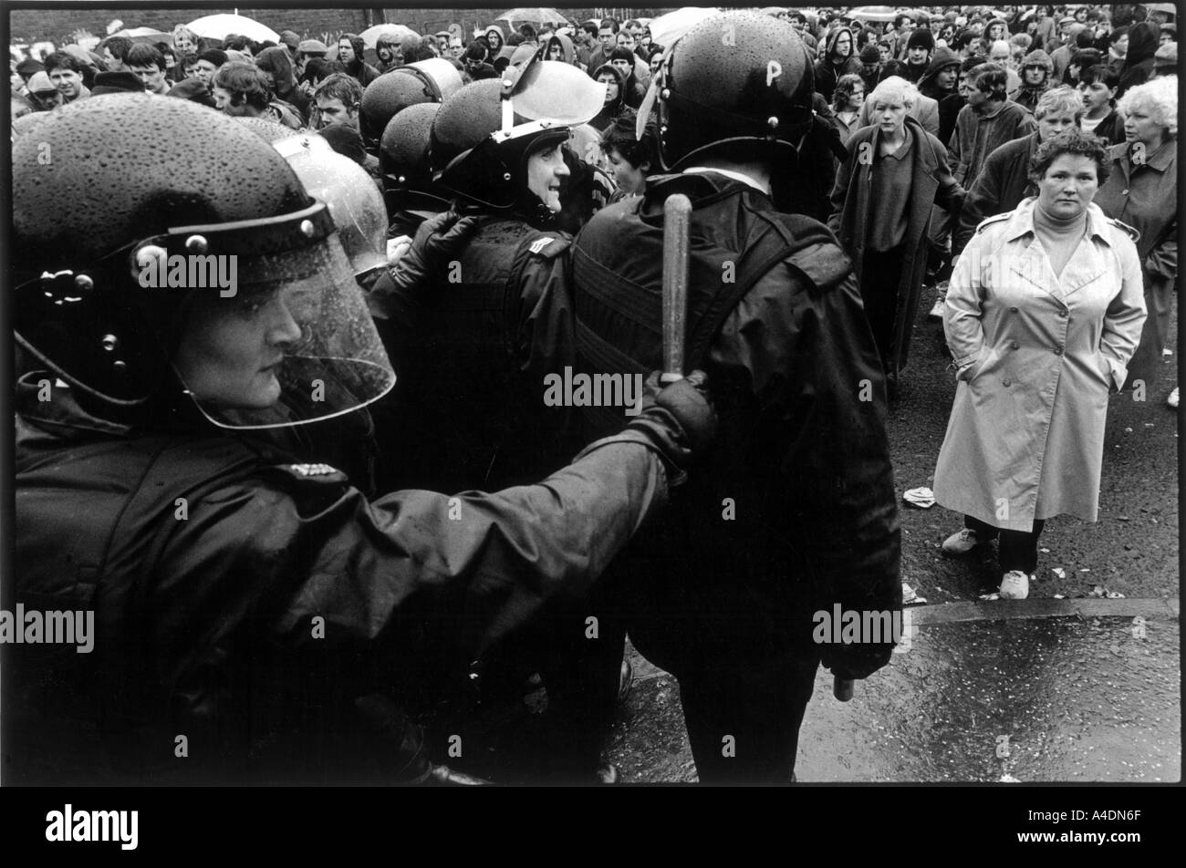Funérailles de Laurence Marley, un républicain, Ardoyne, Irlande du Nord, 1987 Banque D'Images