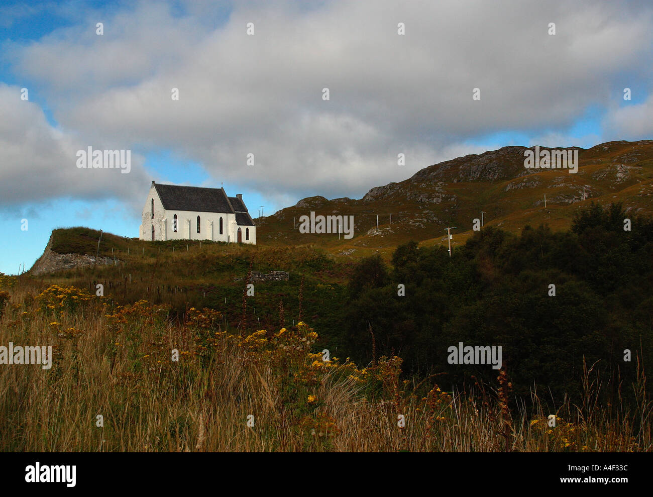 Chapelle à flanc de l'Ecosse Banque D'Images