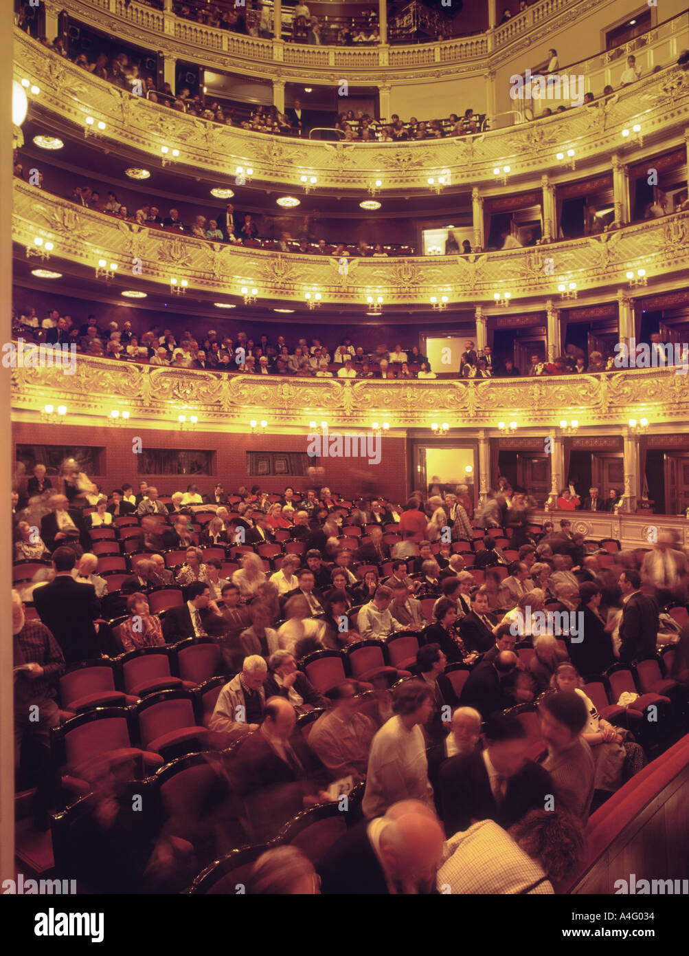 Théâtre National de Prague RÉPUBLIQUE TCHÈQUE Banque D'Images