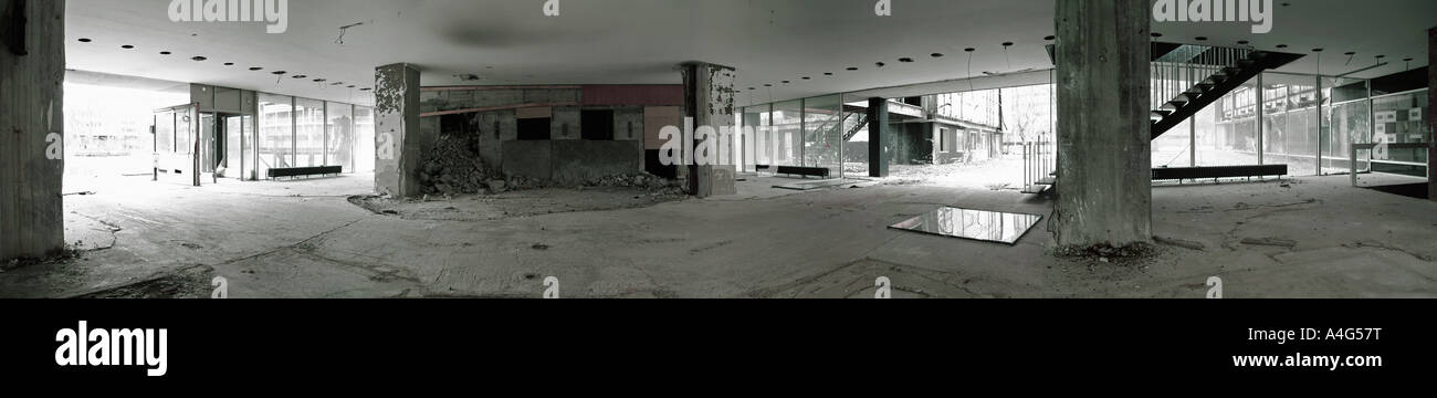 Chantier d'une maison ancienne image panoramique Banque D'Images