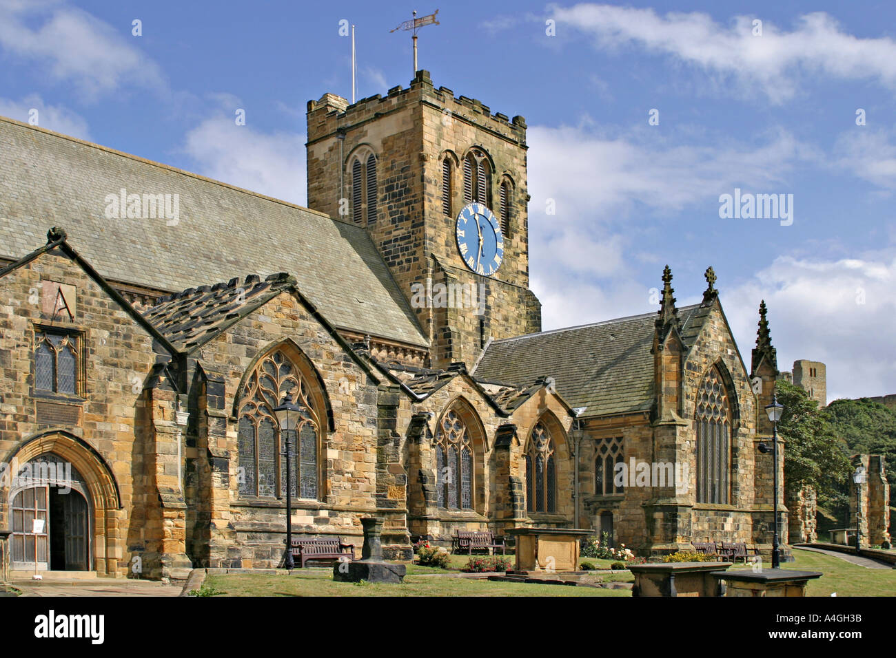 St Marys Parish Church Scarborough North Yorkshire UK Vue depuis SW Banque D'Images