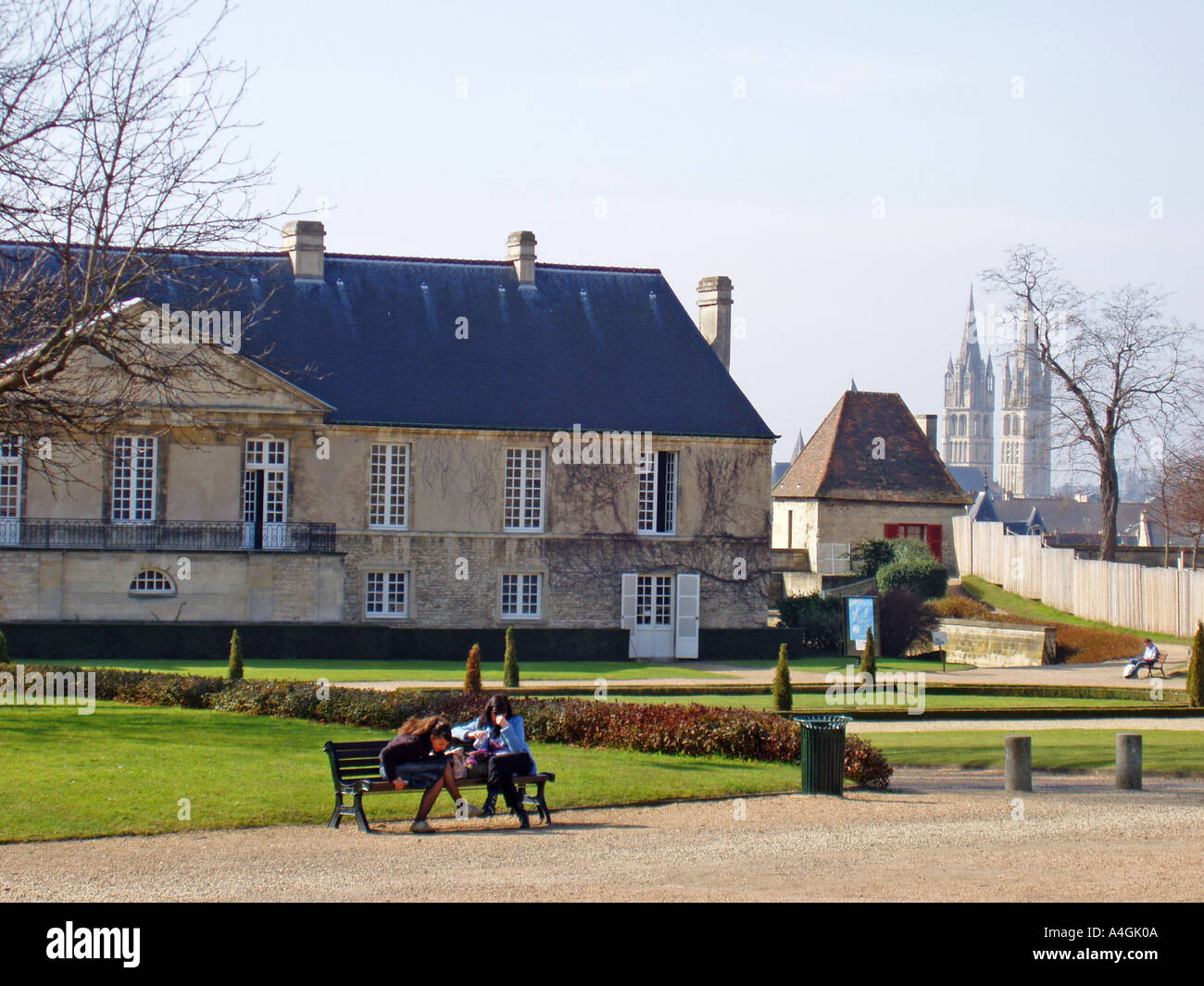 Les sites touristiques de Caen Calvados Normandie France Europe La Citadelle Château Chateau Banque D'Images