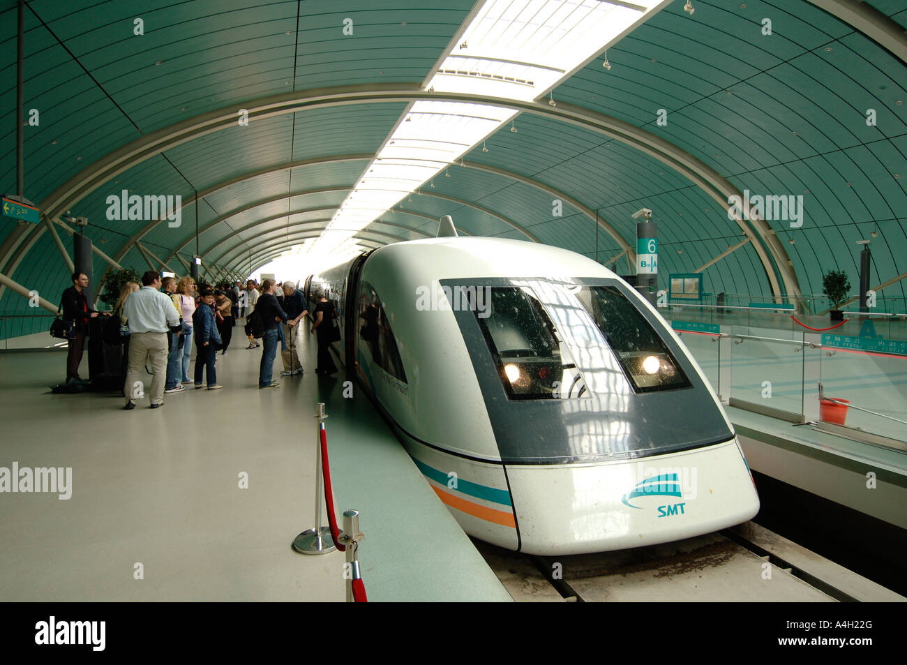 Shanghai Maglev Train Transrapid, Shanghai, Chine Banque D'Images