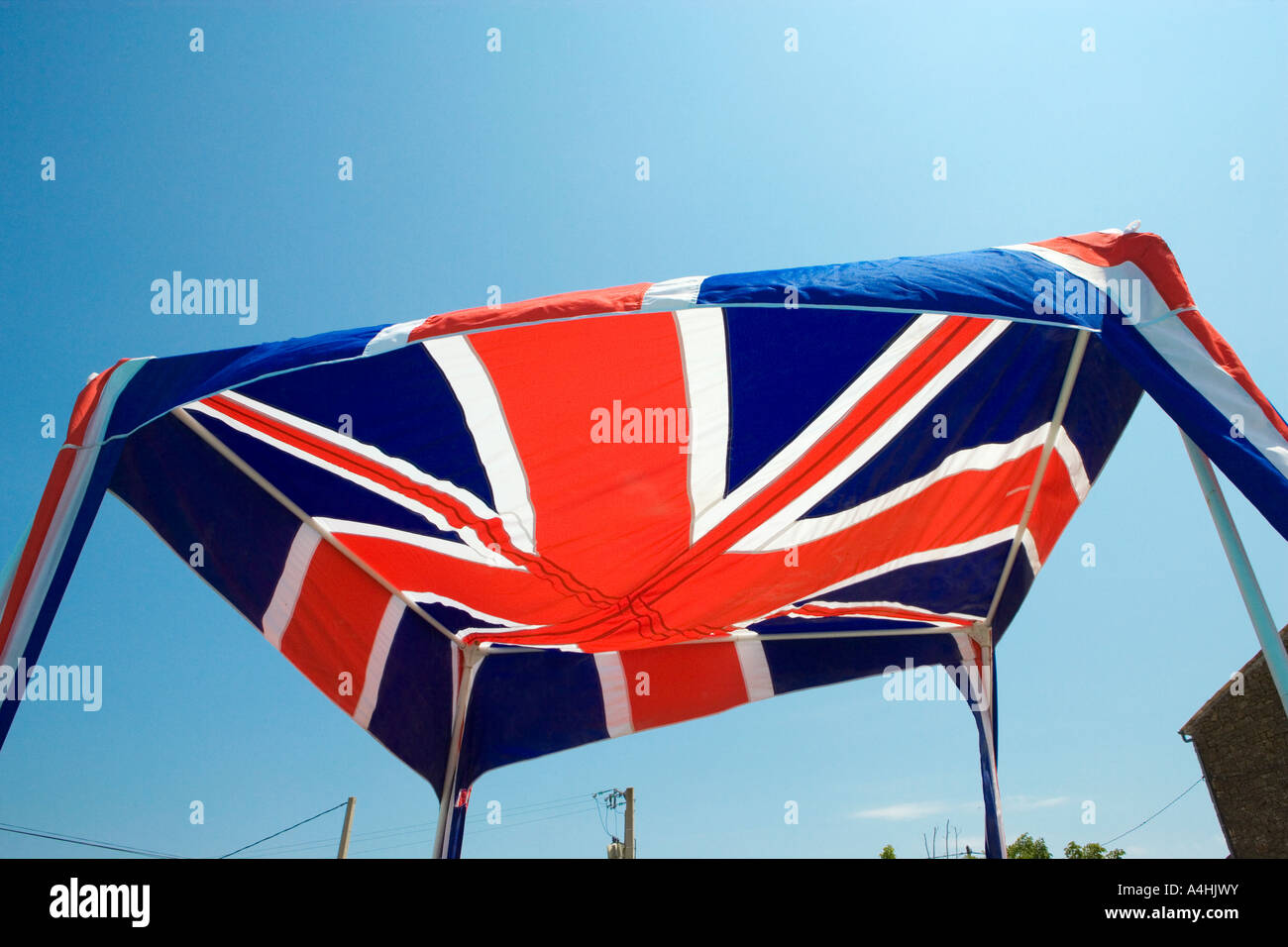 Union Jack pagoda Banque D'Images