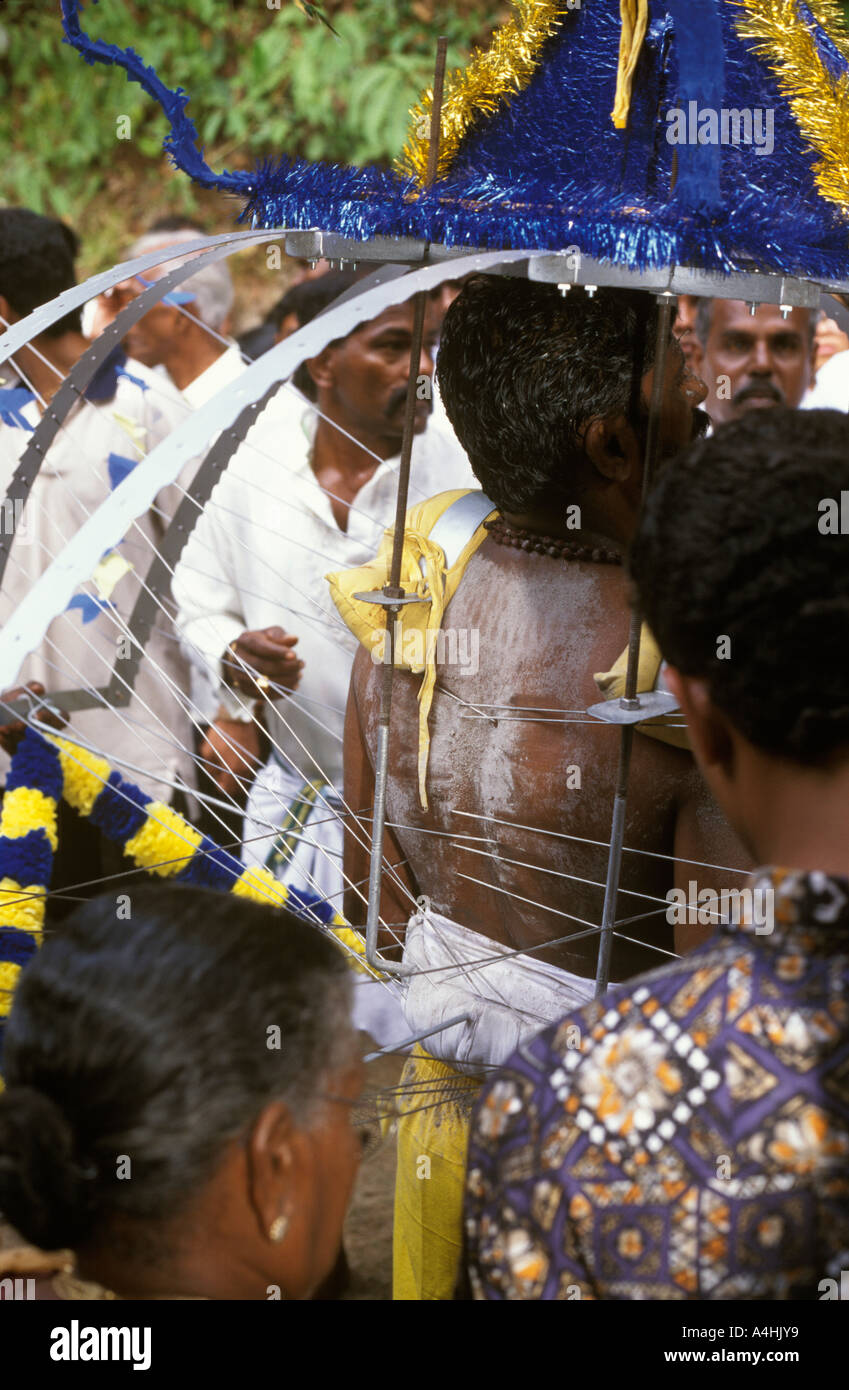 Festival Thaipusam ( une fête hindoue ) à Penang, Malaisie Banque D'Images