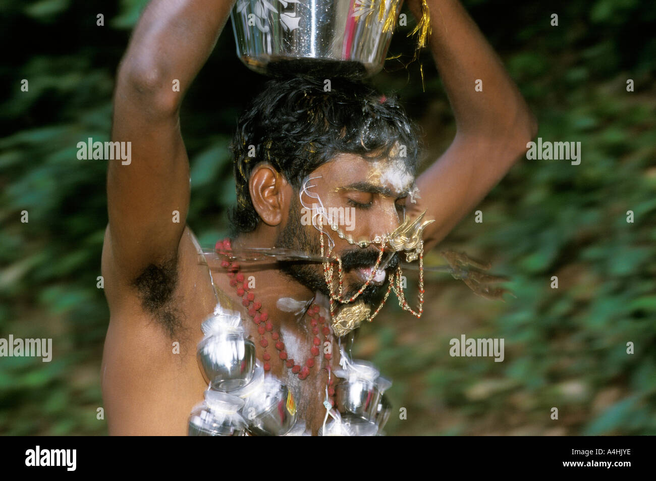 Festival Thaipusam ( une fête hindoue ) à Penang, Malaisie Banque D'Images