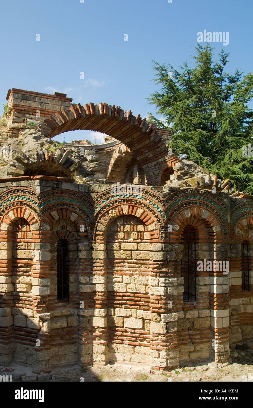 Archanges Michel et Gabriel Church Old Nessebar côte de la mer Noire de la Bulgarie est de l'Europe Banque D'Images