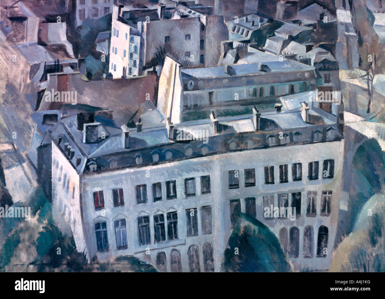 "Étude pour 'La Ville', 1909-1910. Artiste : Robert Delaunay Banque D'Images