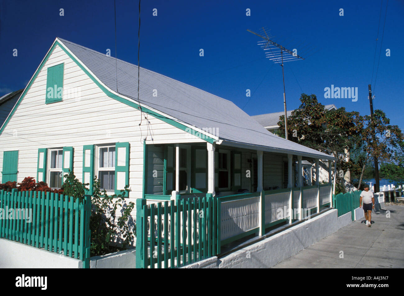 Abaco Bahamas abacos Green Turtle Cay Banque D'Images