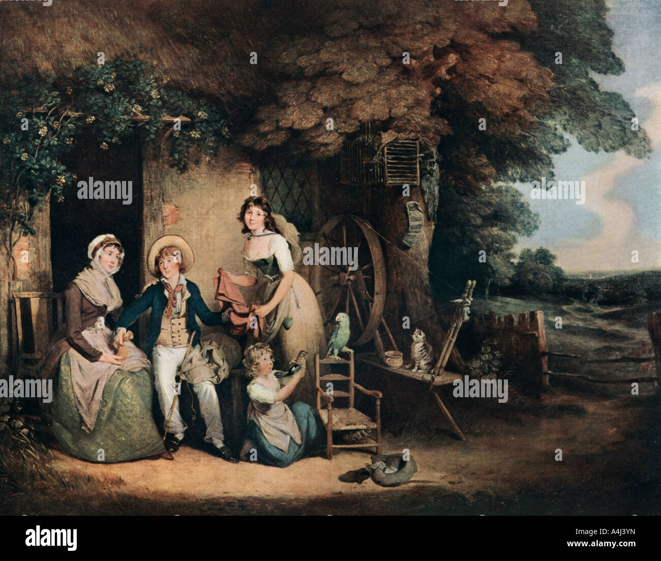 'The Sailor Boy's Return', fin du 18e-début du 19ème siècle (1912).Artiste : William Maritain Bigg Banque D'Images