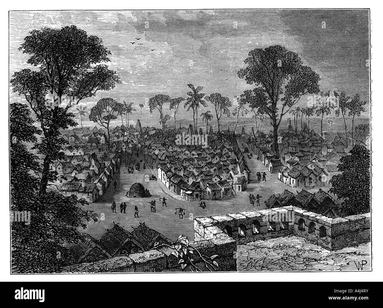 Kumasi, Ashanti, Côte d'Or, l'Afrique de l'Ouest, c1890. Artiste : Inconnu Banque D'Images