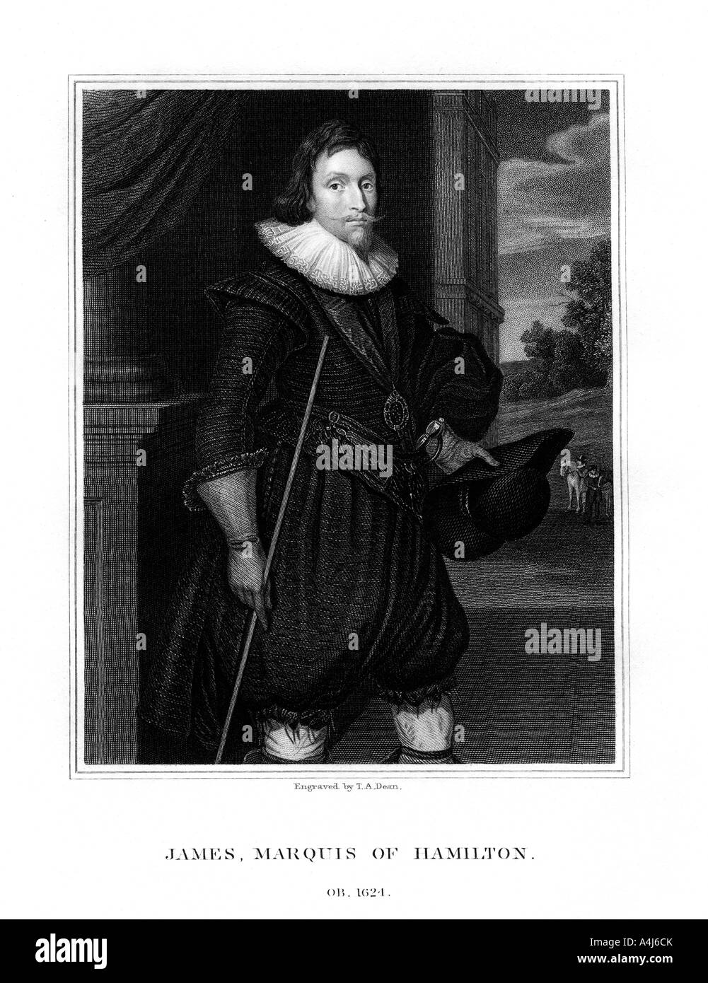 James, 2e Marquis de Hamilton, (1828).Artiste : Paulus van Somer Banque D'Images