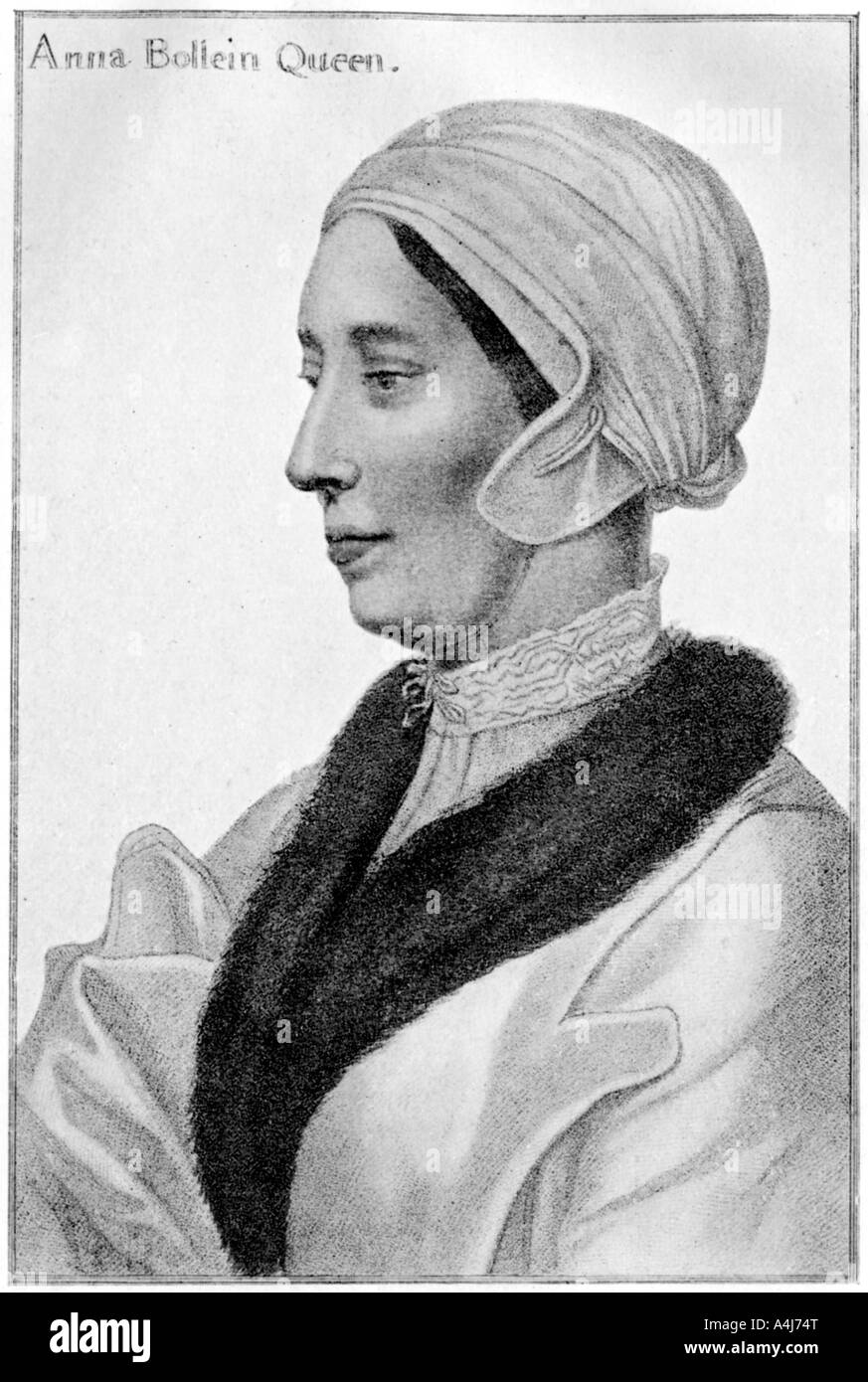 Anne Boleyn, 16e siècle, (1910). Artiste : Inconnu Banque D'Images