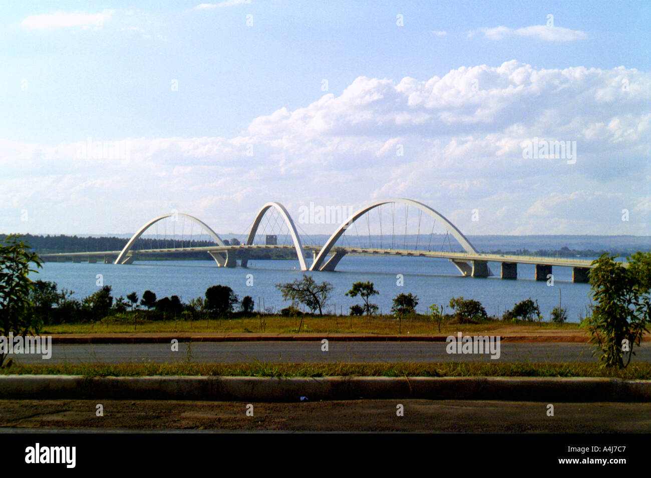 Pont Juscelino Kubitschek Juscelino Kubitschek à Brasilia Banque D'Images