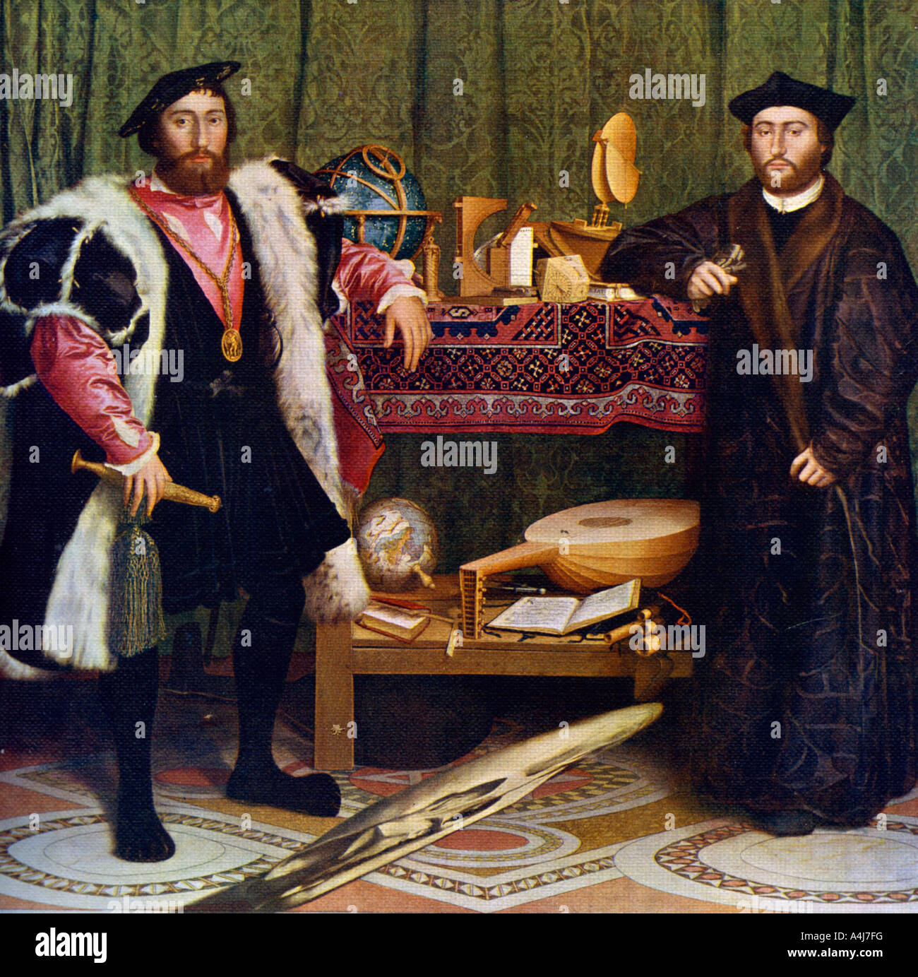 Tableau Les Ambassadeurs De Hans Holbein Le Jeune