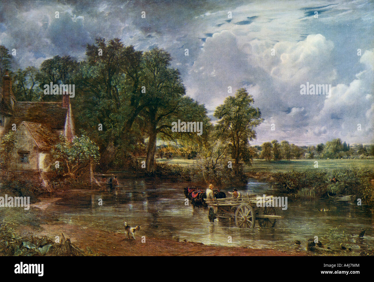 'Le Hay Wain', 1821, (1912).Artiste : John Constable Banque D'Images