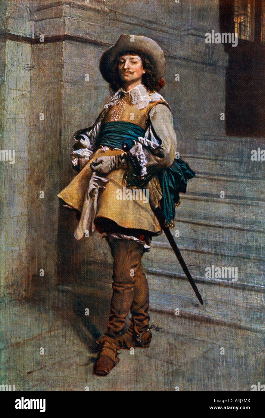 "Un cavalier : Louis XIII", 1861, (1912).Artiste : Jean Louis Ernest Meissonier Banque D'Images