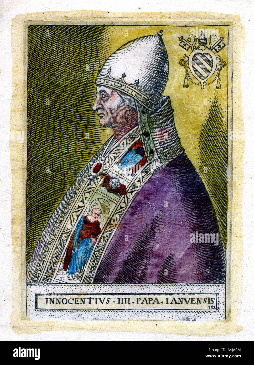 Le Pape Innocent IV. Artiste : Inconnu Banque D'Images