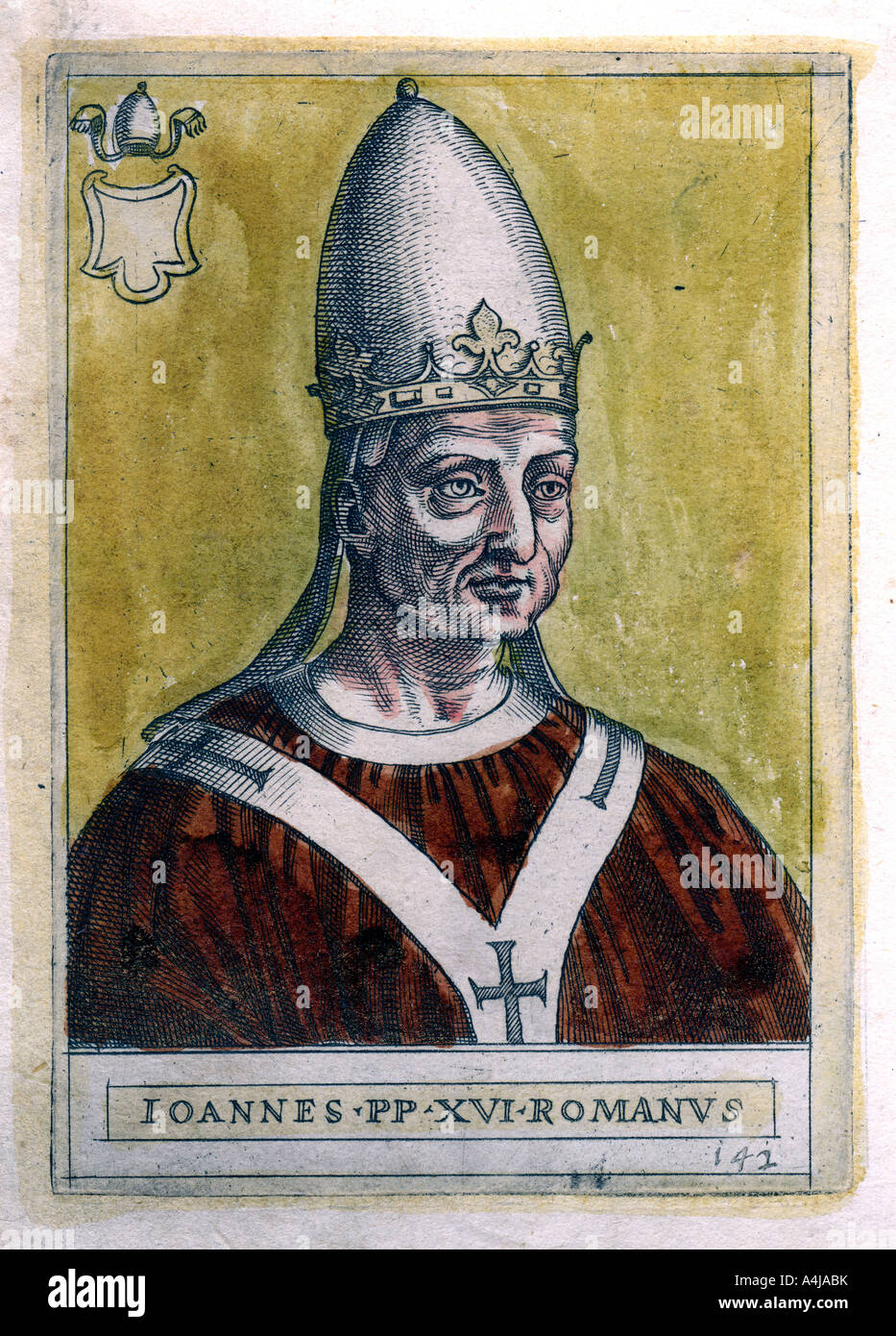 Le Pape Jean XVI. Artiste : Inconnu Banque D'Images Le Pape Jean XVI. Artiste : Inconnu Banque D'Images