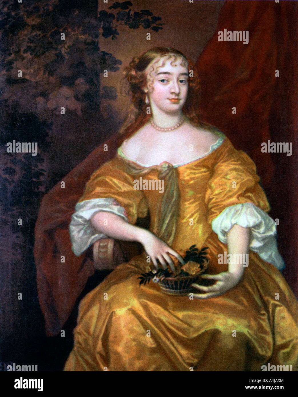 Margaret Brooke, Lady Denham, c1660s.Artiste : Peter Lely Banque D'Images