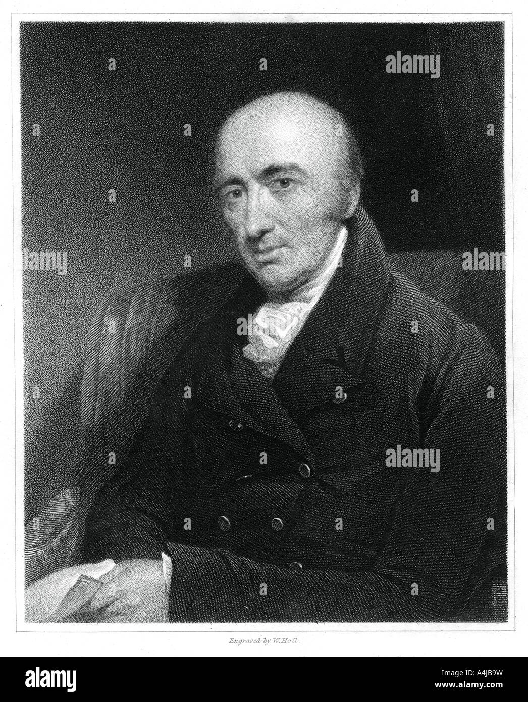 William Hyde Wollaston, chimiste et physicien anglais, (1833).Artiste : W Holl Banque D'Images