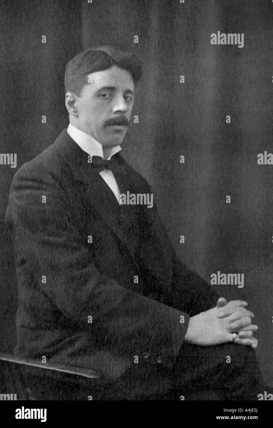 Enoch Arnold Bennett, romancier britannique, 1911. Artiste : Inconnu Banque D'Images