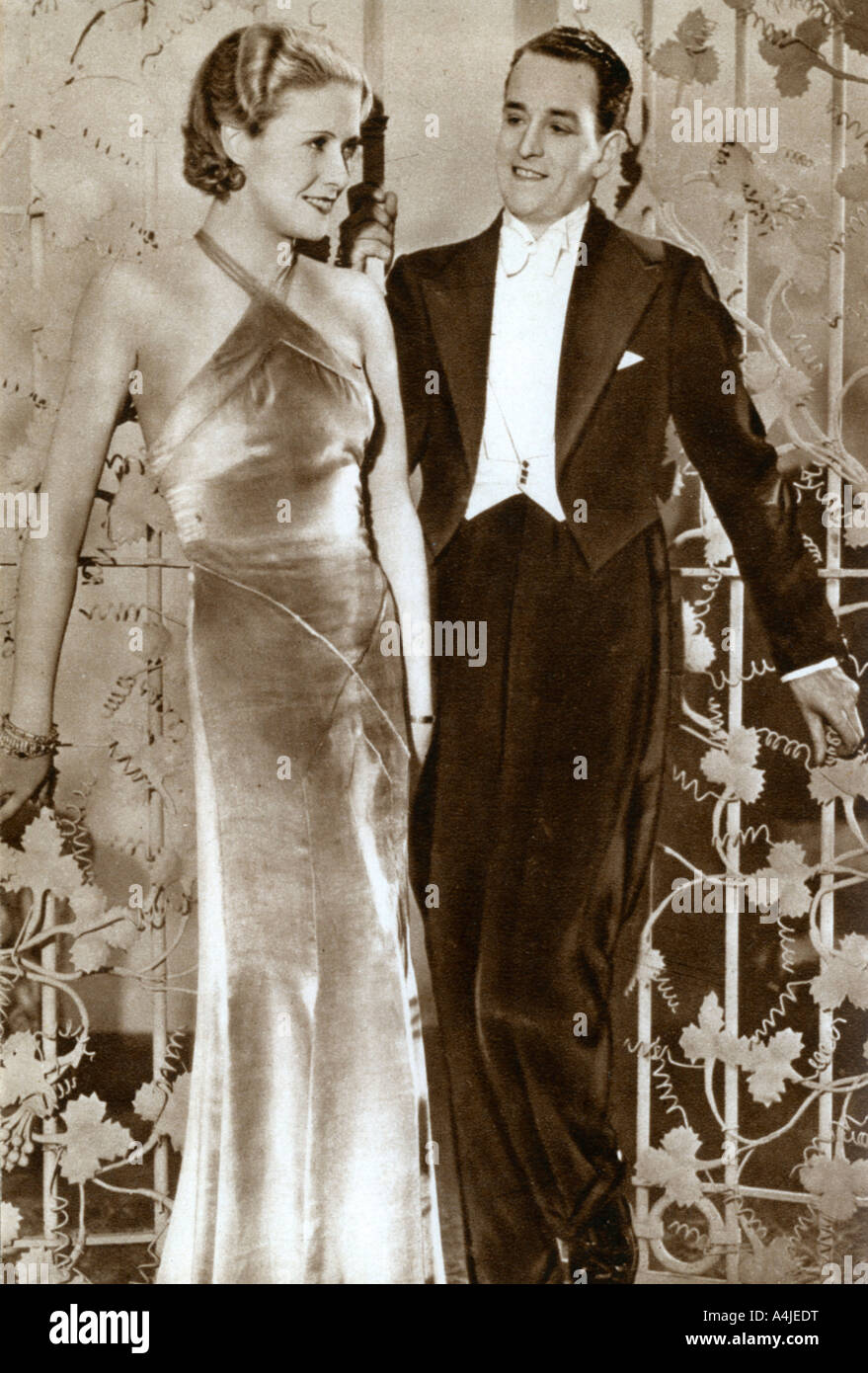 Molly Lamont et Gene Gerrard, acteurs, 1933. Artiste : Inconnu Banque D'Images