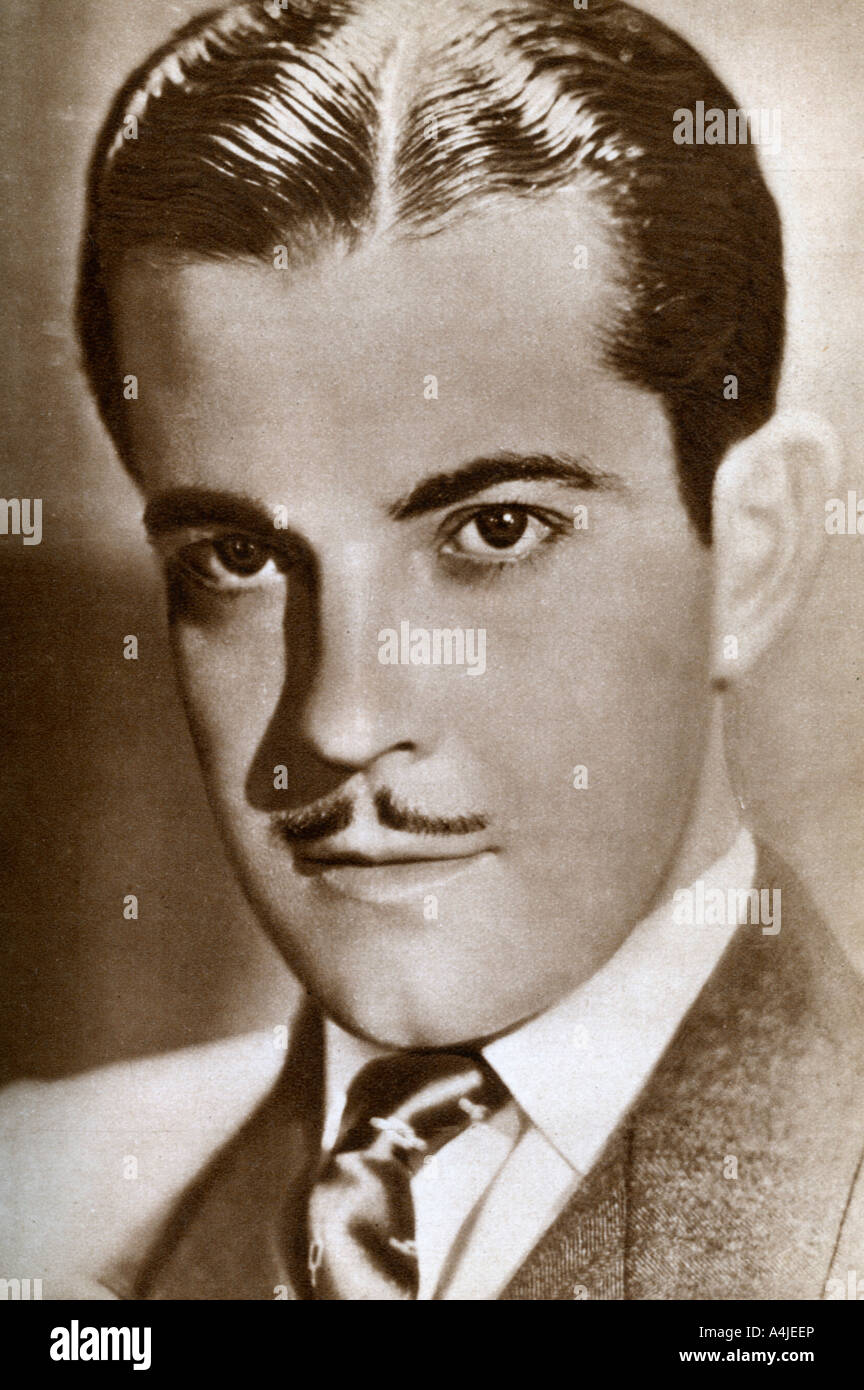 Ramón Novarro, acteur mexicain, 1933. Artiste : Inconnu Banque D'Images