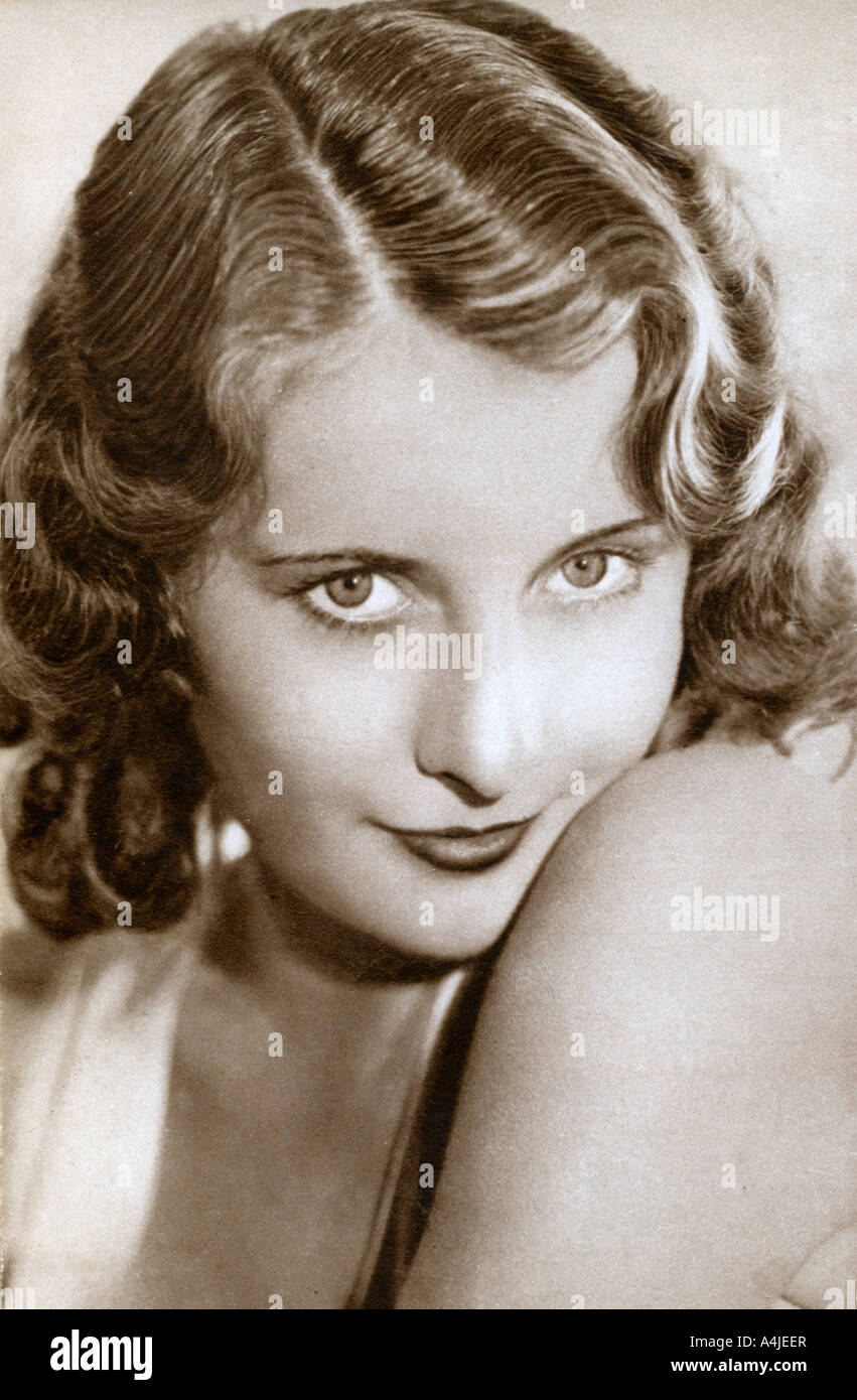 Barbara Stanwyck, actrice américaine, 1933. Artiste : Inconnu Banque D'Images