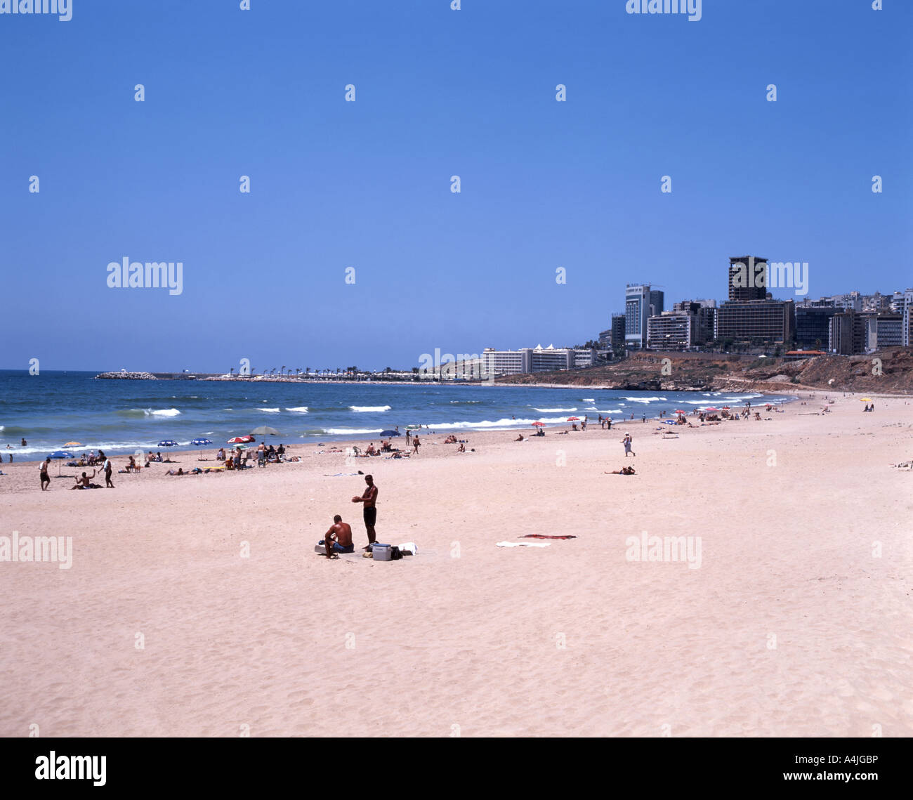 La Plage De Ramlet Al Bayda Beyrouth Beyrouth Gouvernorat
