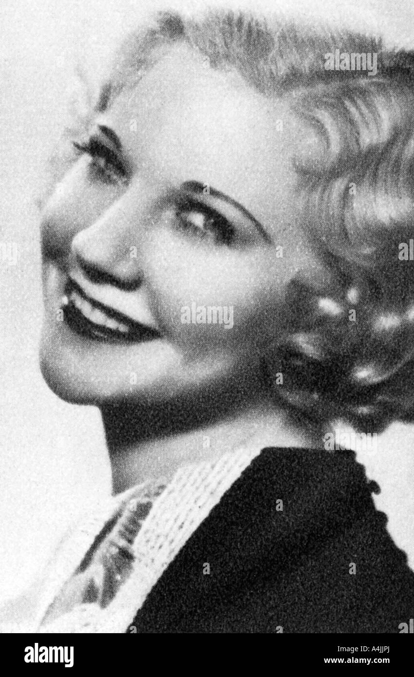 Una Merkel, actrice américaine, 1934-1935. Artiste : Inconnu Banque D'Images