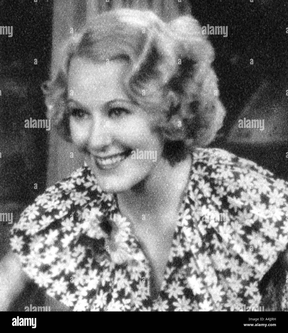 Grace Moore, soprano américaine et de Broadway et du cinéma actrice, 1934-1935. Artiste : Inconnu Banque D'Images