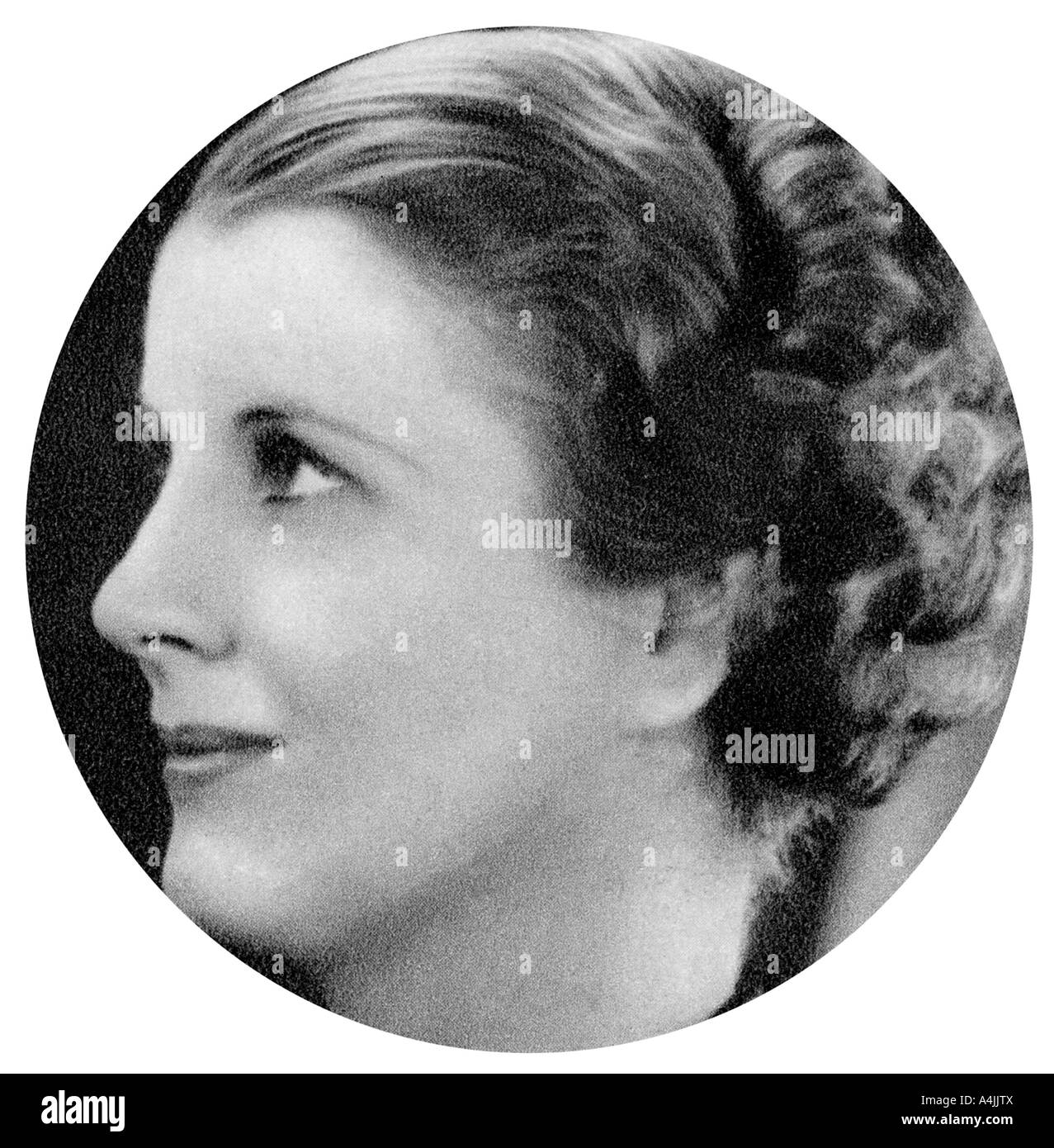 Diana Wynyard, en scène et actrice de cinéma, 1934-1935. Artiste : Inconnu Banque D'Images