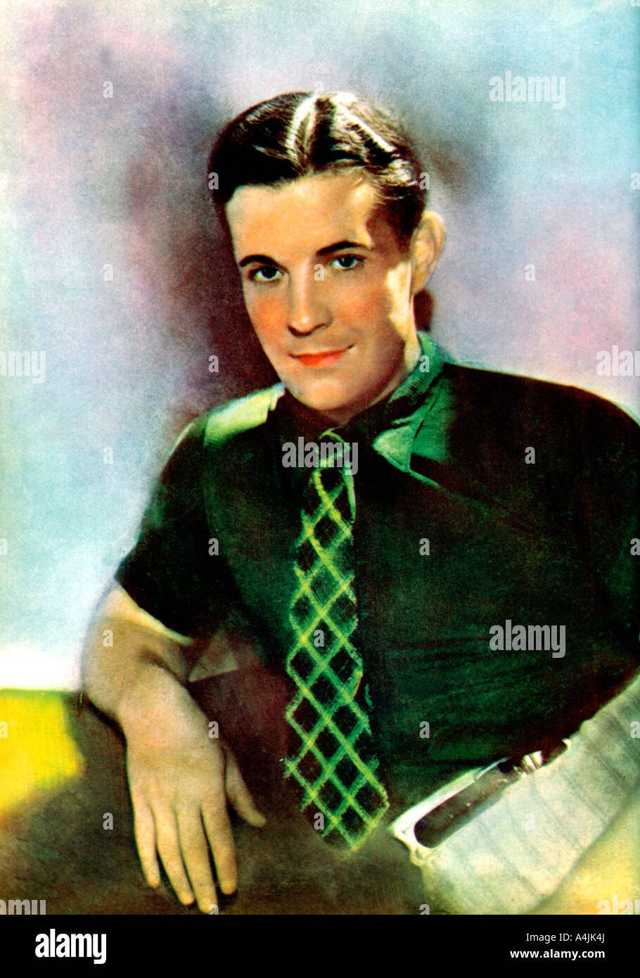 Ramón Novarro, Acteur mexicain, 1934-1935. Artiste : Inconnu Banque D'Images