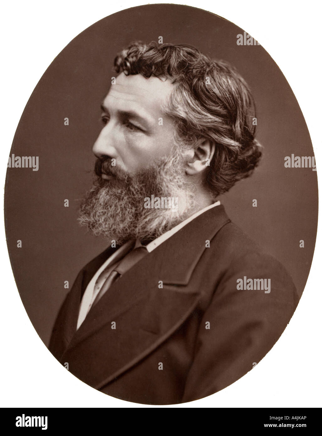 Frederick Leighton, l'artiste britannique et académicien royal, 1877.Artist : Lock & Whitfield Banque D'Images