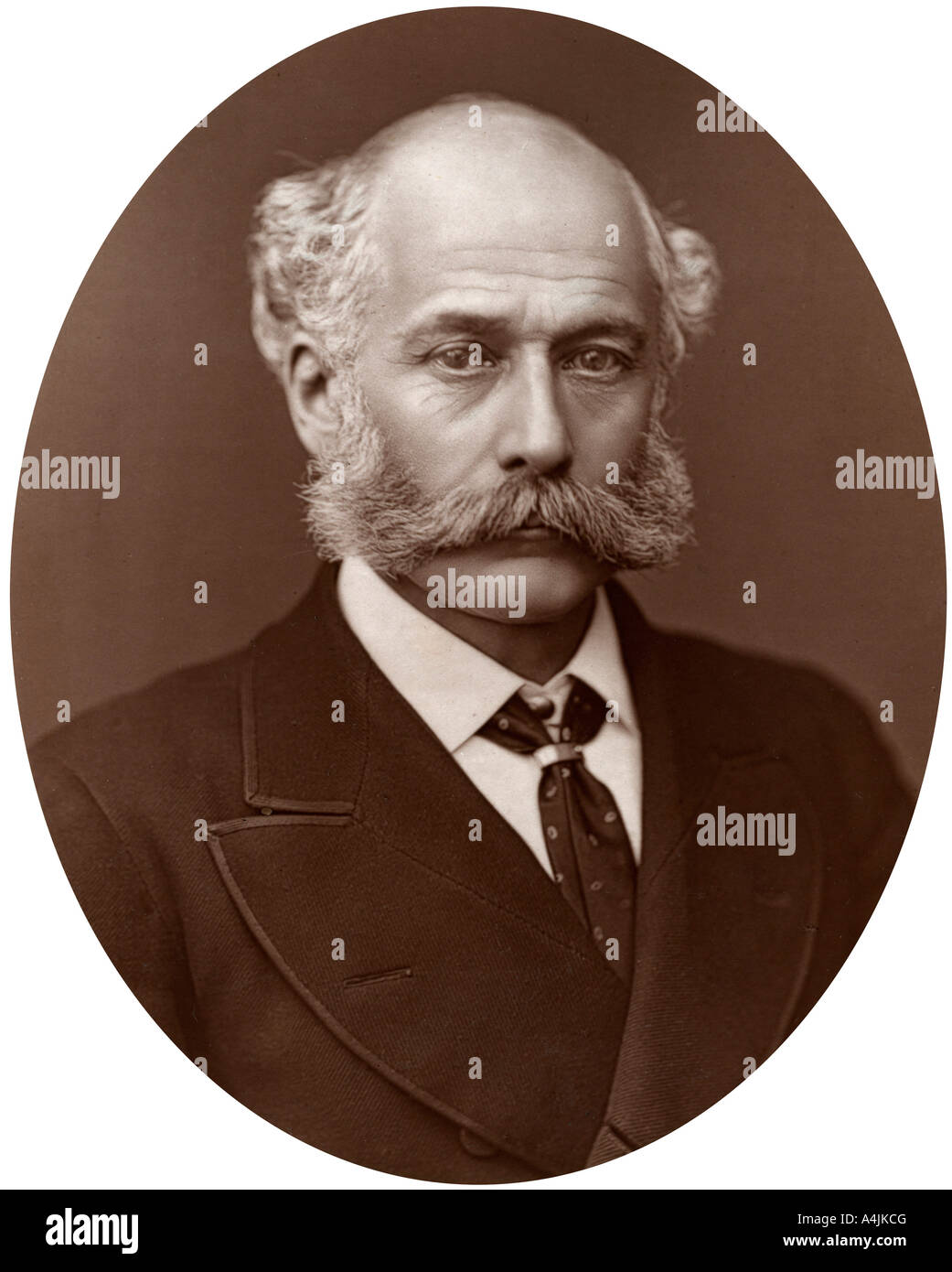 Sir Joseph Bazalgette, CB (ingénieur civil, 1877.Artist : Lock & Whitfield Banque D'Images