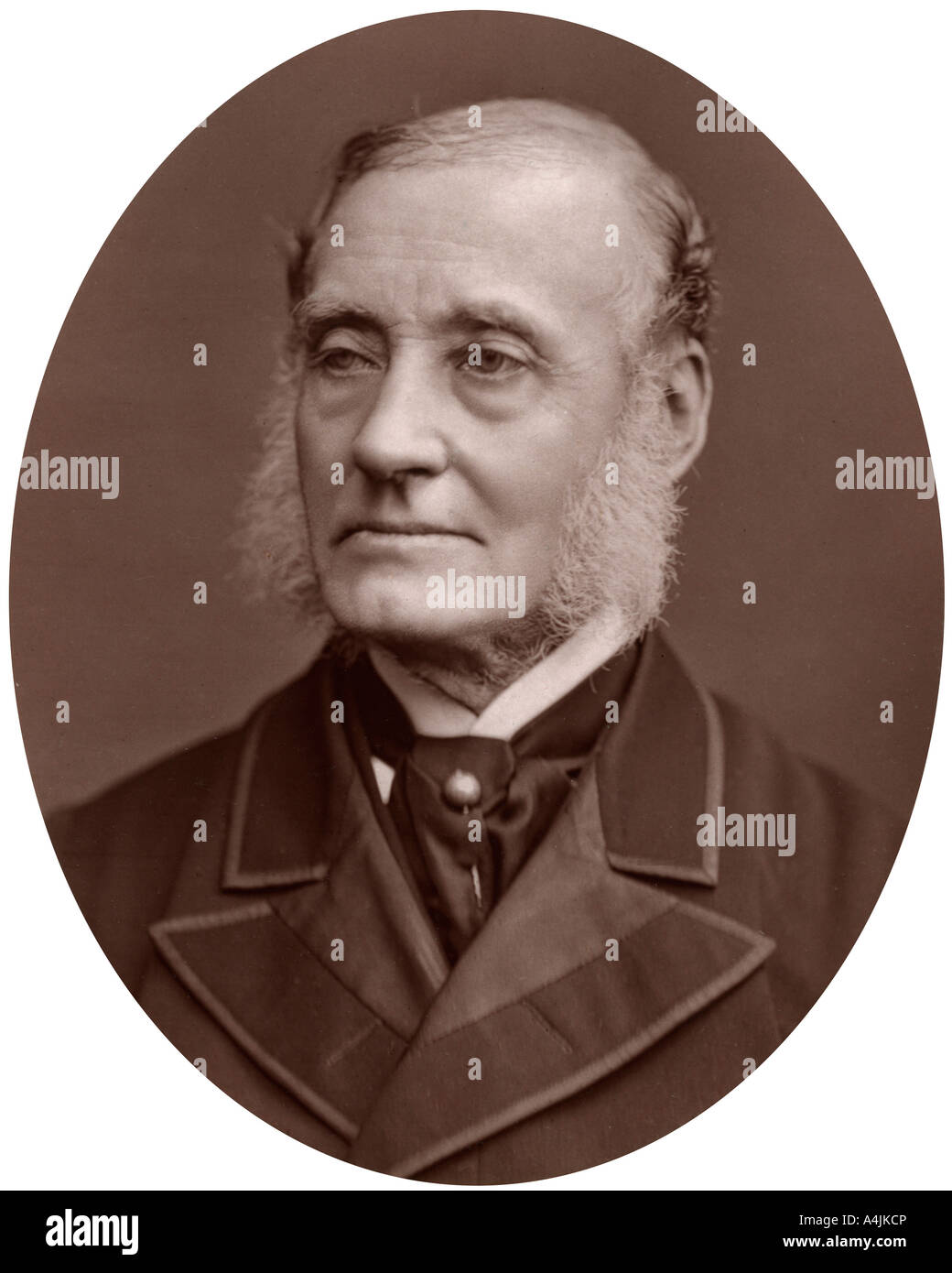 Sir Rutherford Alcock, diplomate britannique et président de la Royal Geographical Society, 1877.Artist : Lock & Whitfield Banque D'Images
