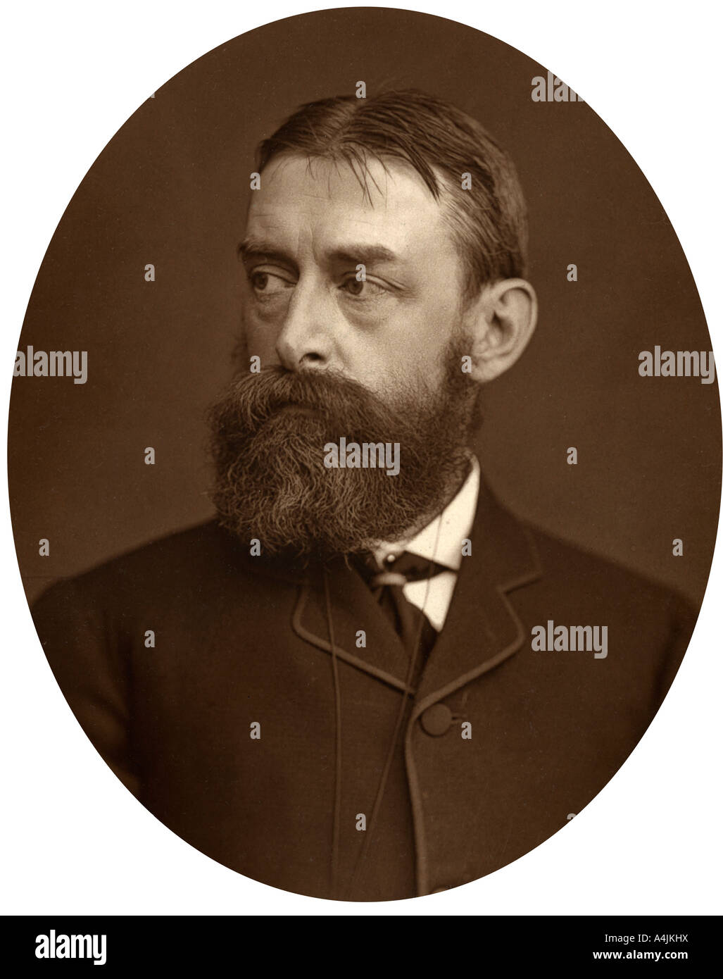 Edward John Poynter, Président de la Royal Academy, 1880.Artist : Lock & Whitfield Banque D'Images