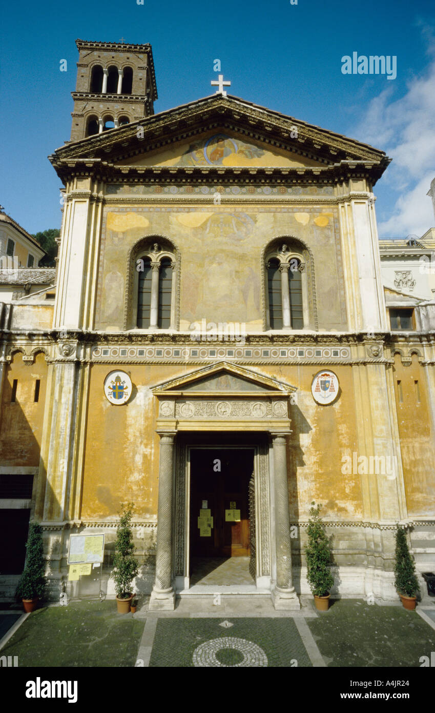 Italie Rome l'église de Santa Pudenziana Banque D'Images