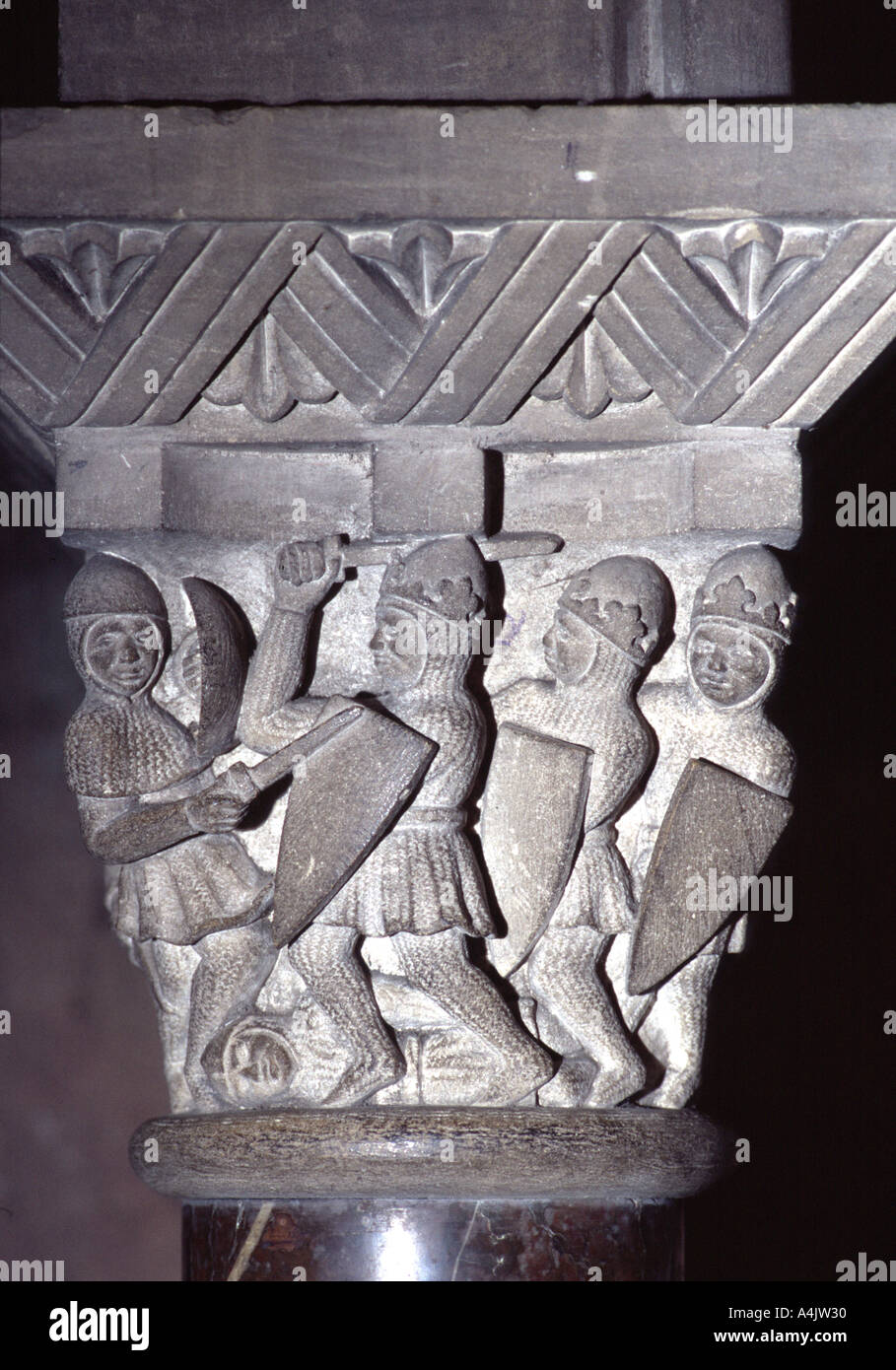 Capital dans le tombeau. Banque D'Images