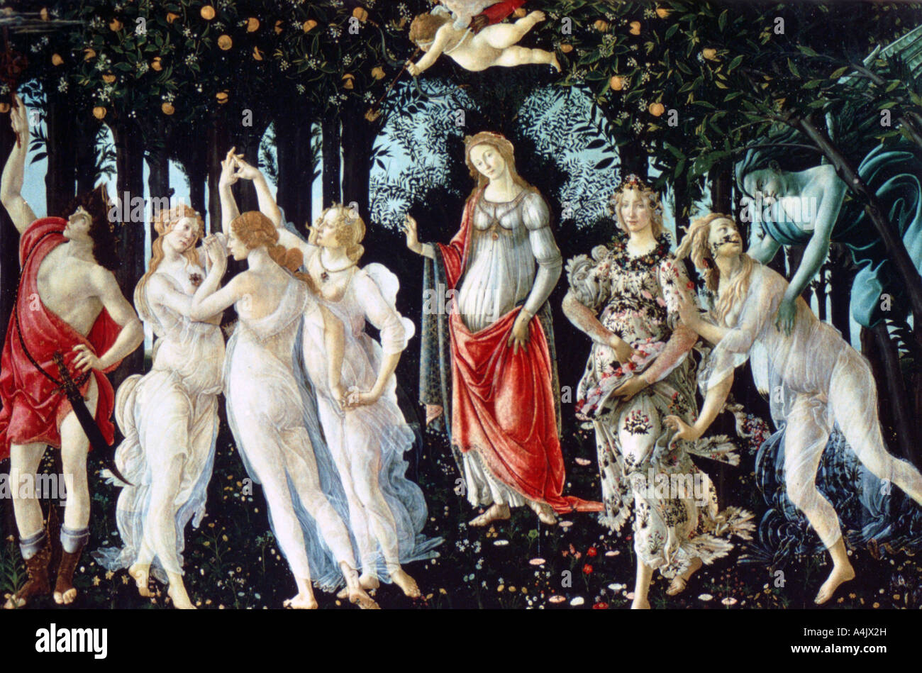 "Primavera", c1478. Artiste : Sandro Botticelli Banque D'Images