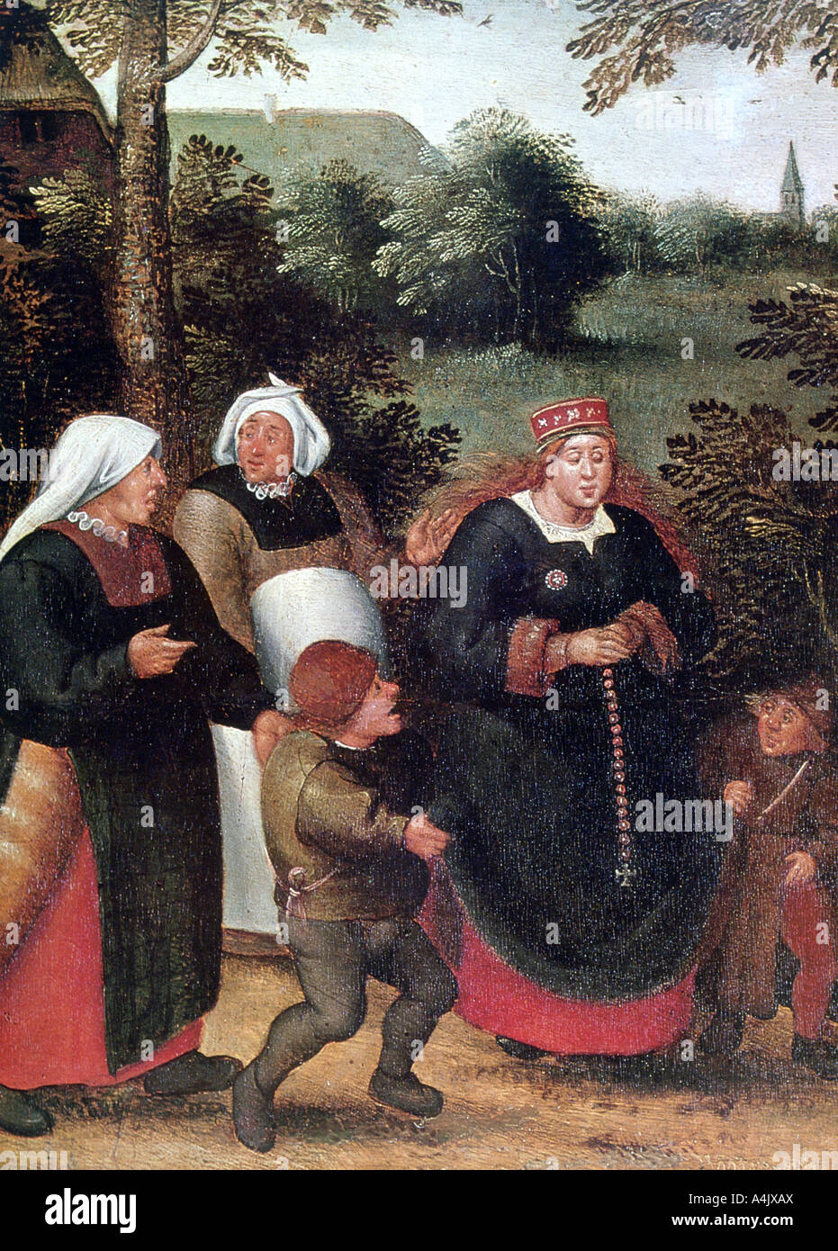 'La Procession de la Mariée', c1584-1638. Artiste : Pieter Brueghel le Jeune Banque D'Images