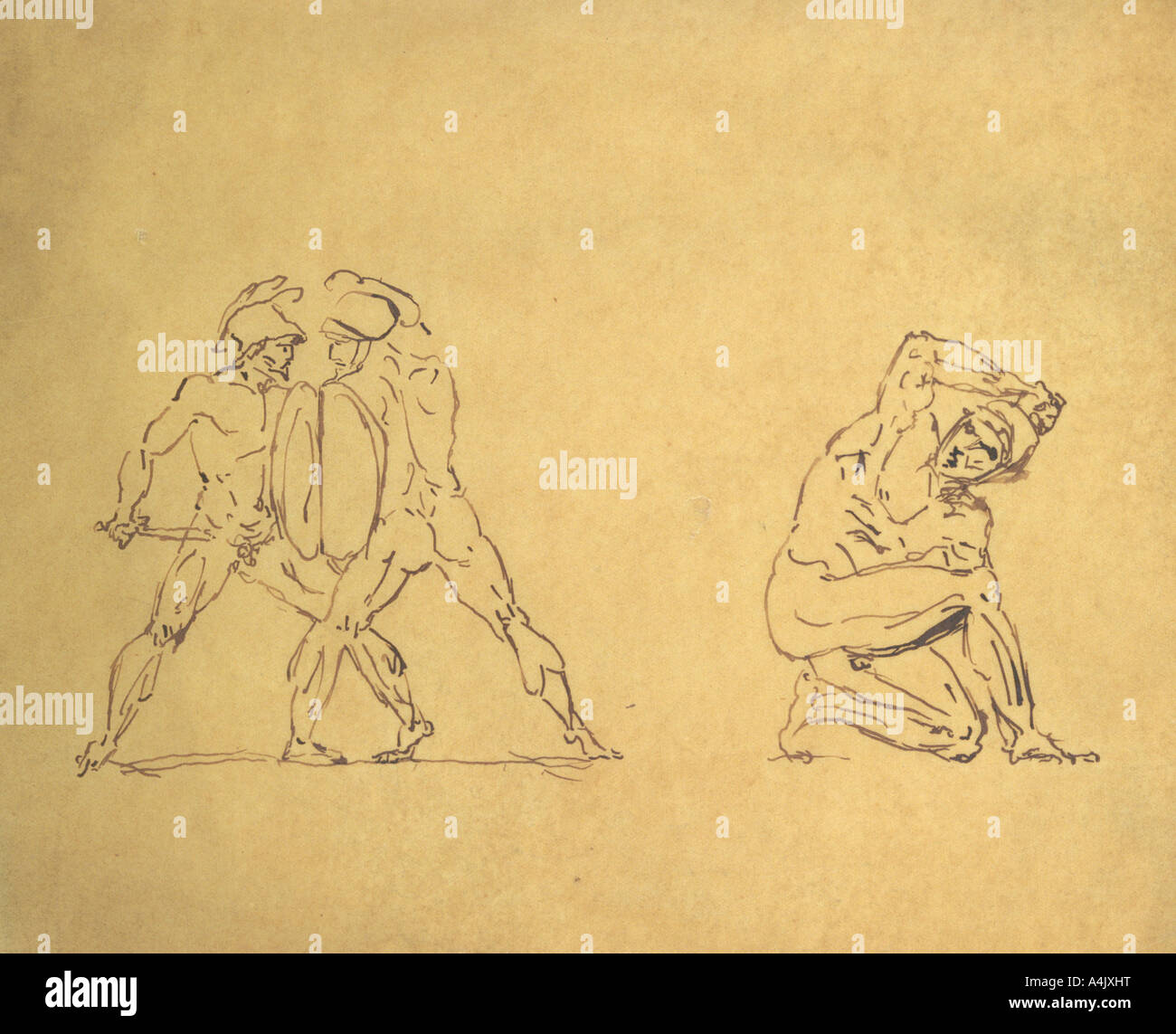 "Lutter contre les Figures', 1844-1924. Artiste : Anatole France Banque D'Images