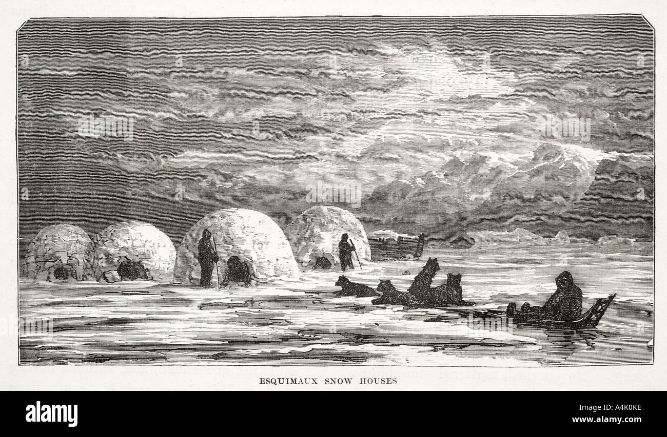 Inuit igloo home Banque de photographies et d’images à haute résolution