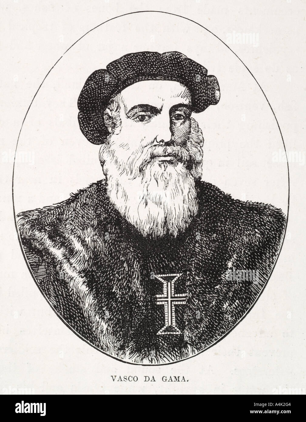 Vasco da Gama 1469 1524 Portugal portugais capitaine marin cartographe navigateur explorer colonist du patronage royal marine marit Banque D'Images