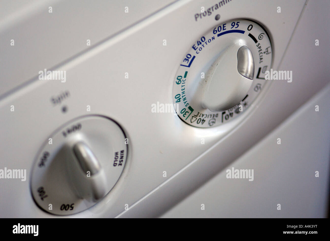 Commandes de machine à laver Banque de photographies et d'images à haute  résolution - Alamy