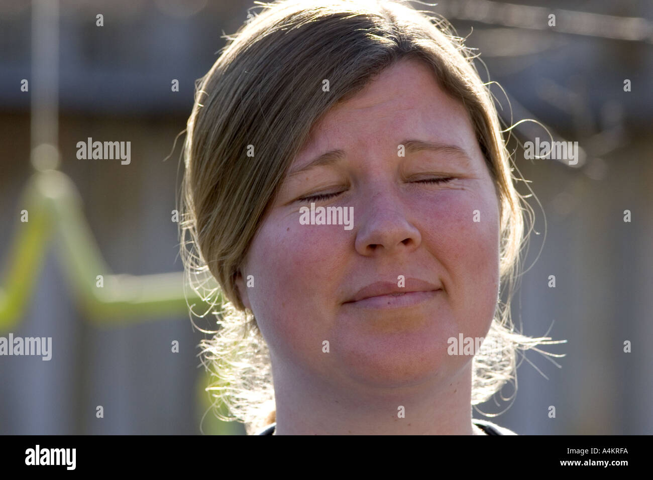 Portrait of a vingt huit ans, à la triste Banque D'Images