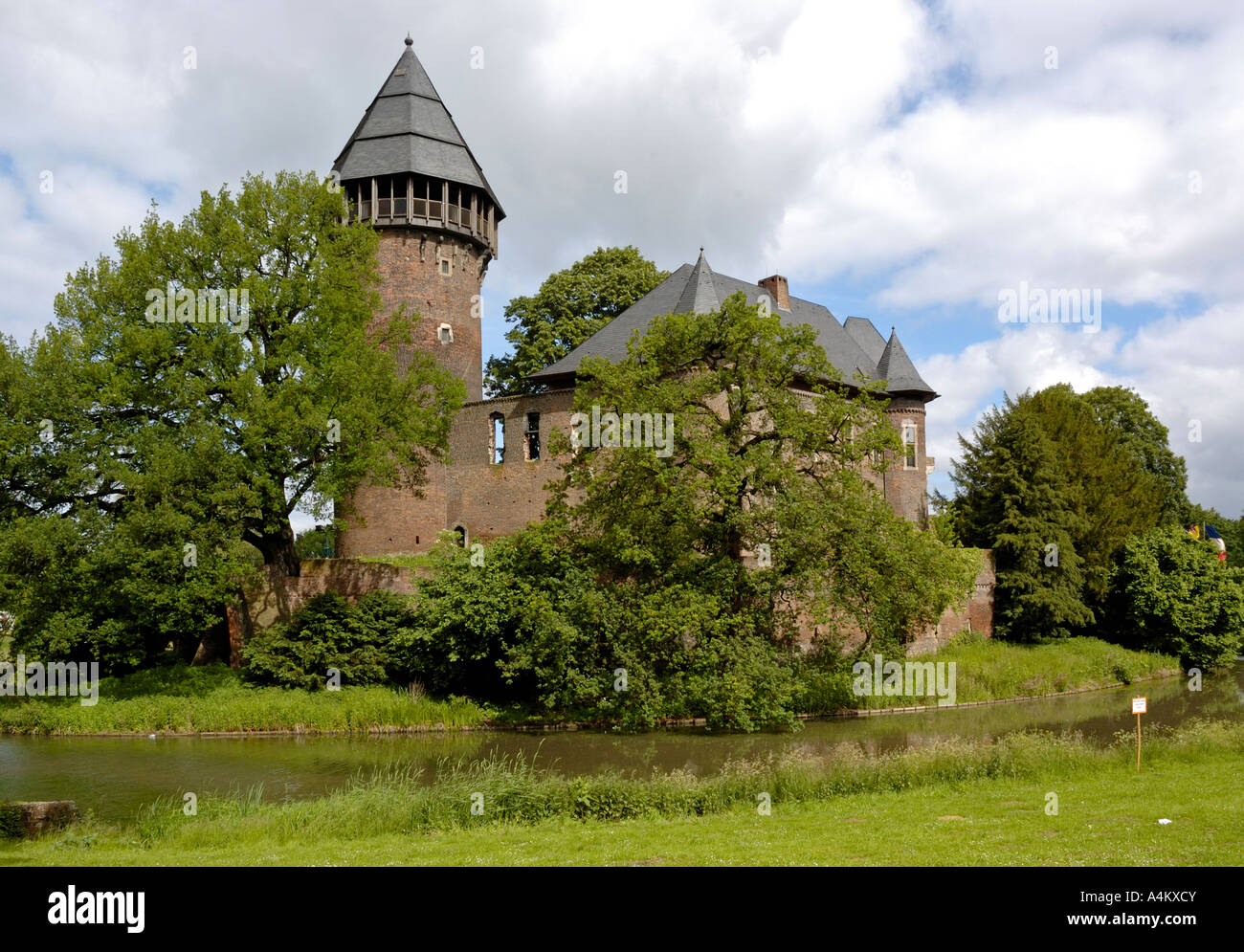 Krefeld, Allemagne. Burg Linn, 2006. Banque D'Images