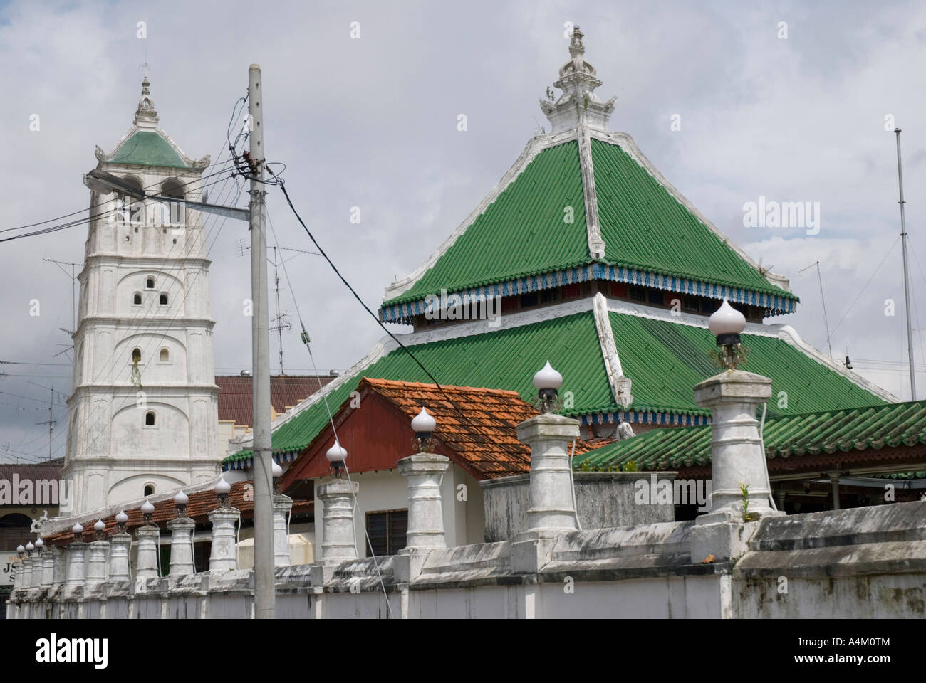 La mosquée Kampung Kling sur Jalan Tokong EMAS dans Chinatown Malacca Banque D'Images